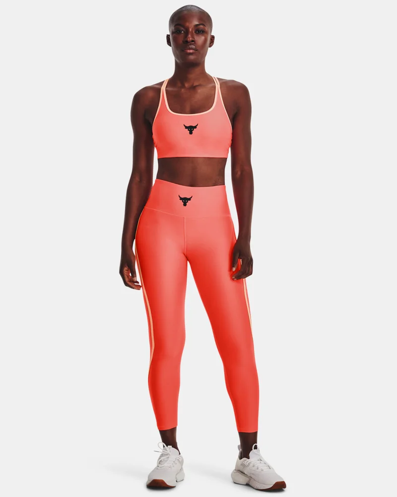 Under Armour orange Women's Project Rock HeatGear® Leggings for Women | Best Price UAE